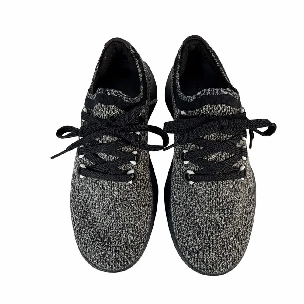 Allbirds Tree Dasher Sneakers Raven (Gray/Black Knit ) Men’s US size 10